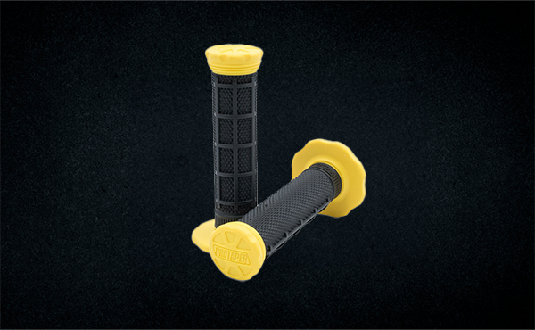 Lenkergriffe ProTaper Micro 1/3 Waffle schwarz-gelb