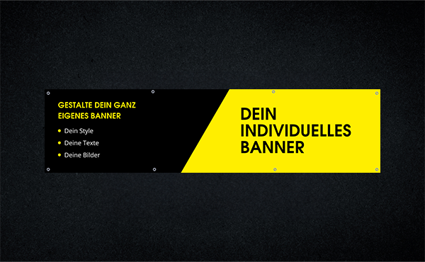 Banner 2.00 m x 0.50 m