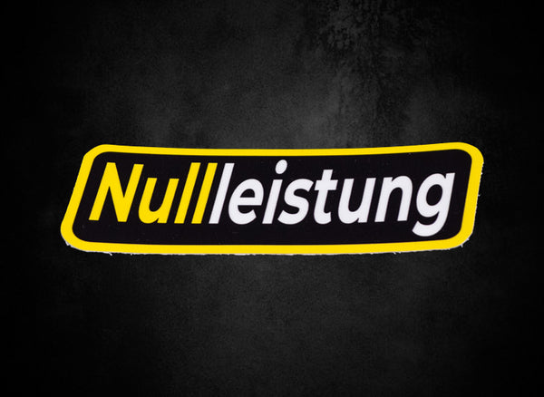 Nullleistung Sticker