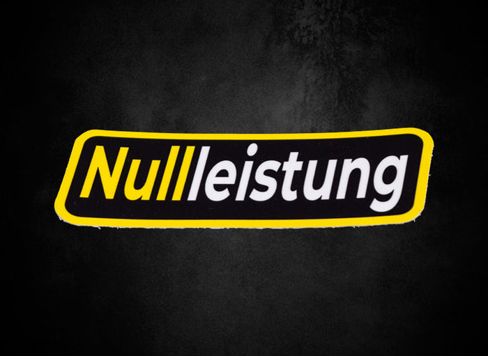 Nullleistung Sticker