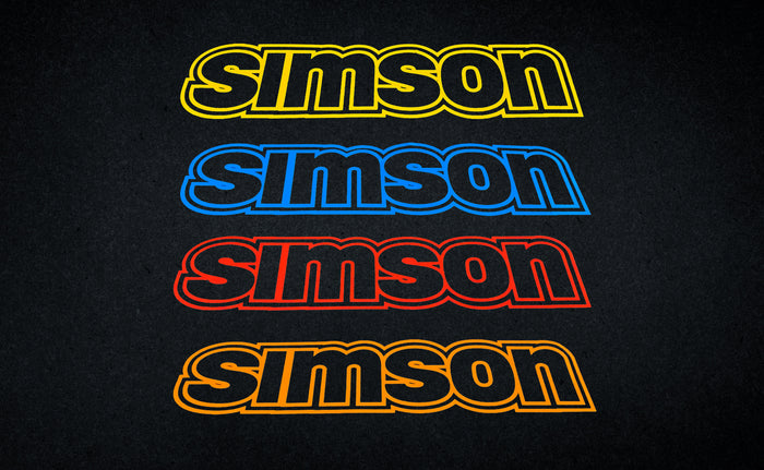Simson Tanksticker (2er SET)